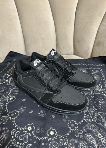 Кеды Travis Scott X Air Jordan 1 Low OG SP Black Phantom