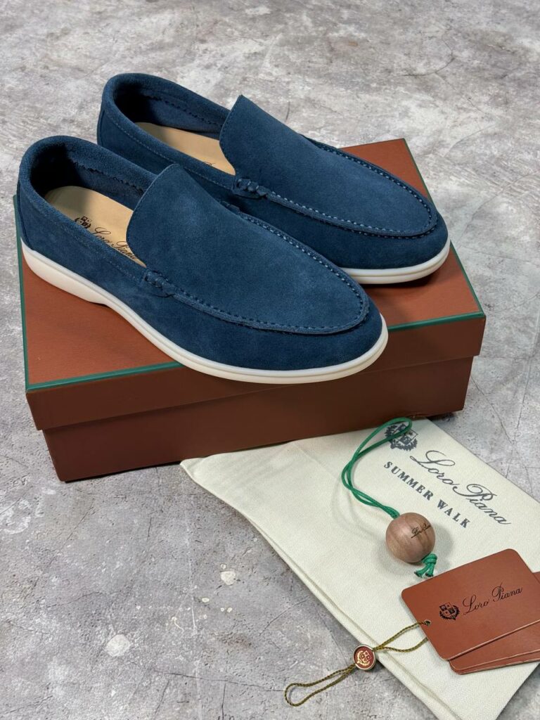 Лоферы Loro Piana Dark Blue