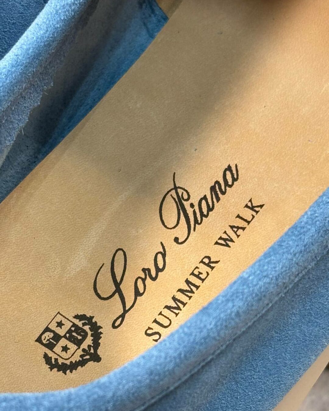 Лоферы Loro Piana Light Blue