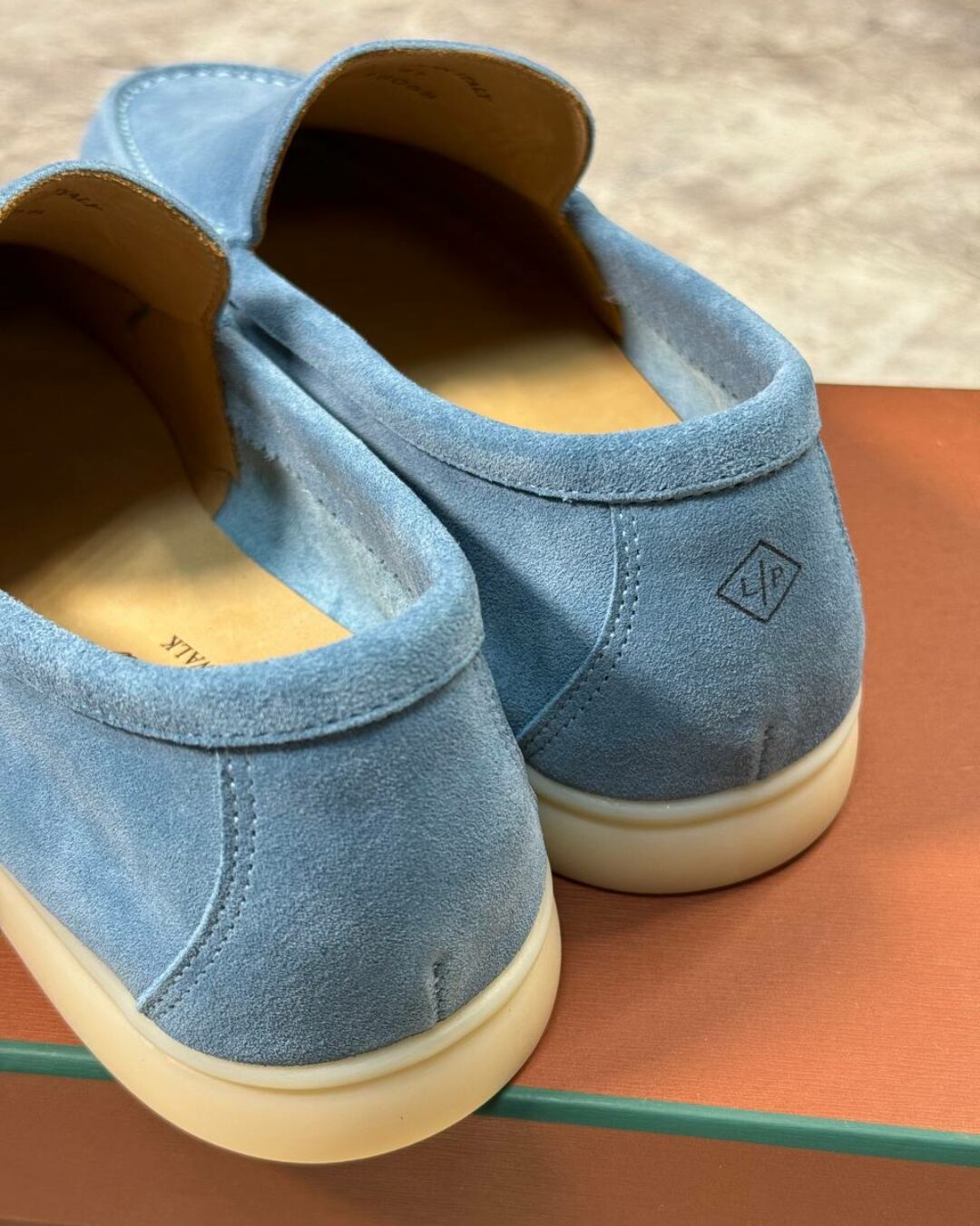 Лоферы Loro Piana Light Blue