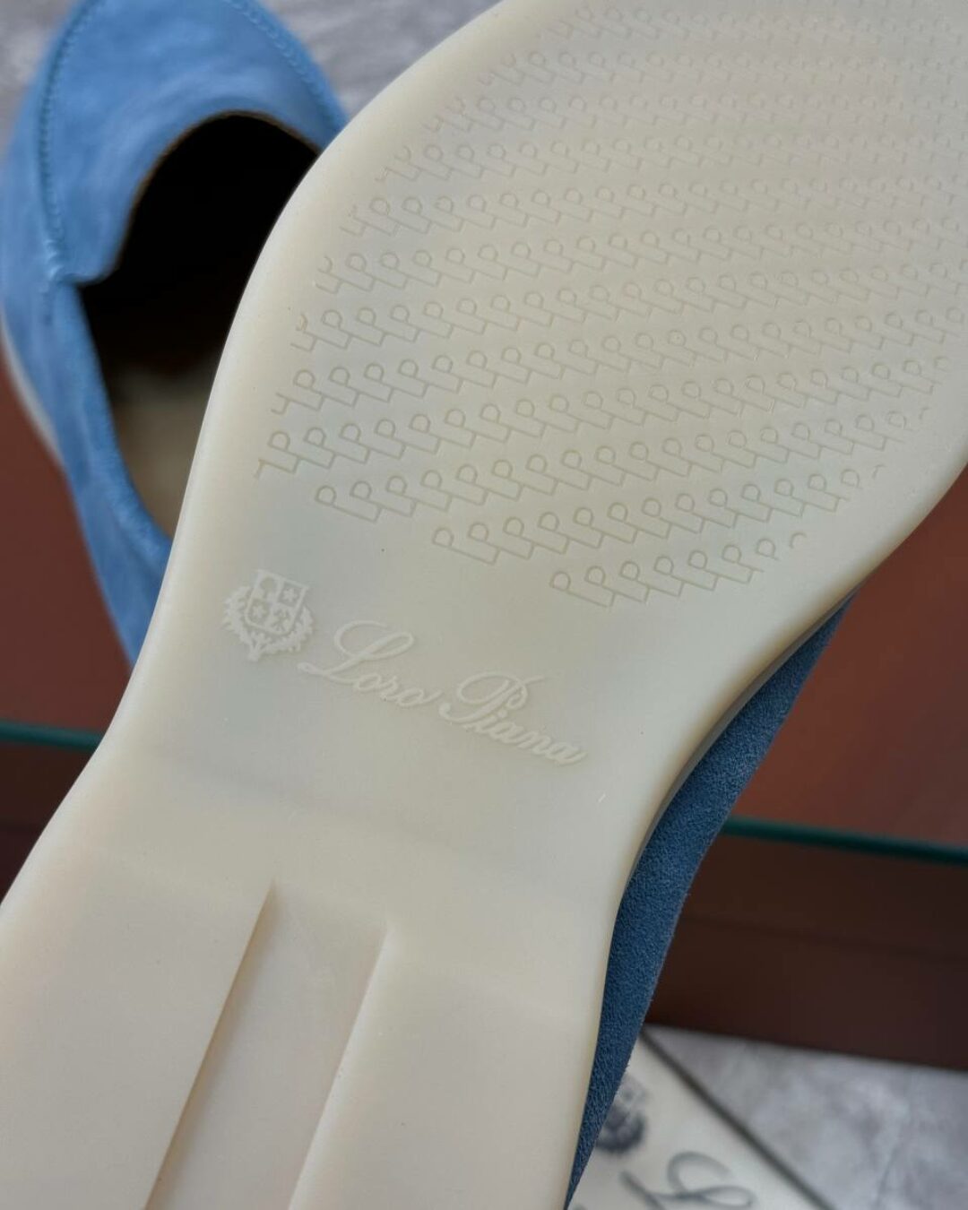 Лоферы Loro Piana Light Blue
