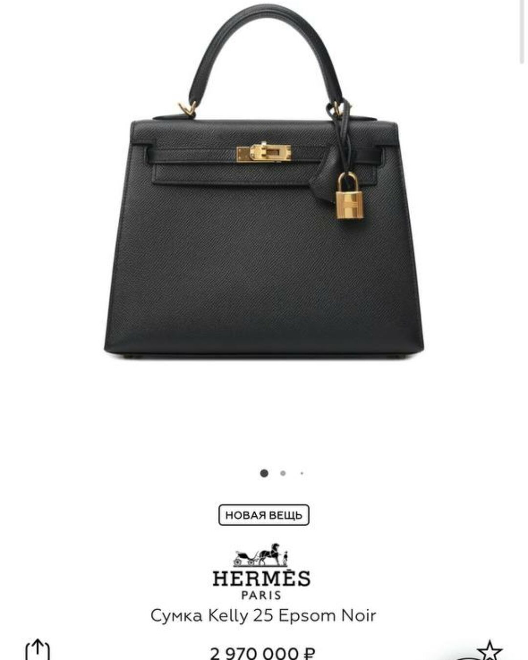 Сумка Hermes Kelly (25см)