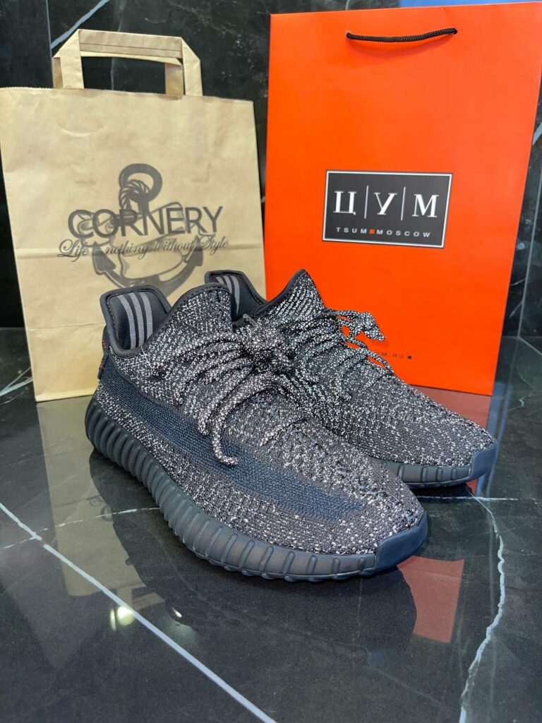 Yeezy 350 V2 Static Black Reflective