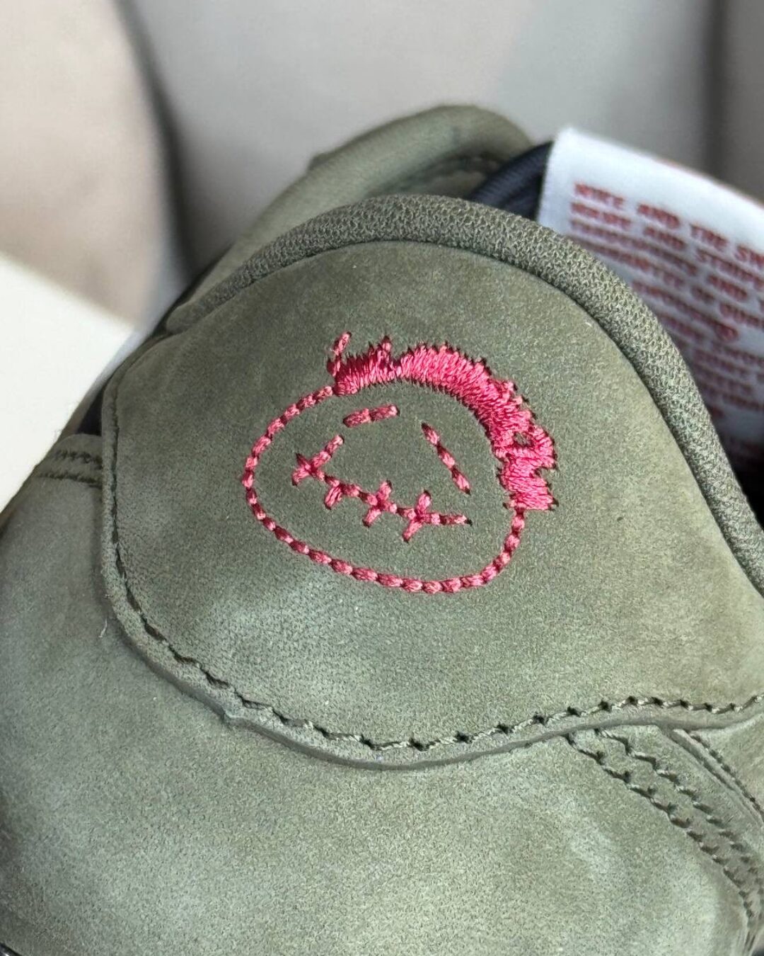 Кеды Travis Scott x Air Jordan 1 Black Olive