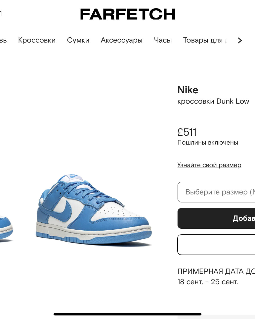 Кеды Nike Dunk Low Coast