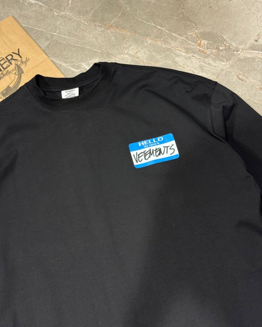 Футболка Vetements My Name Is