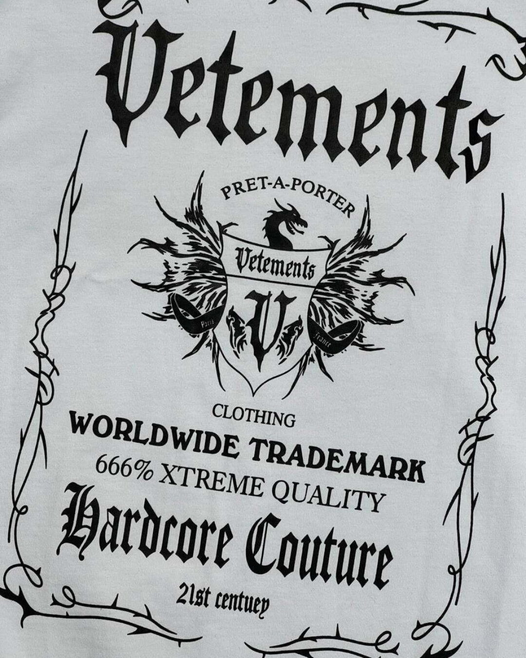 Футболка Vetements Crest — фото 9