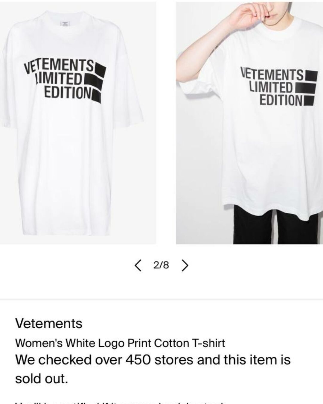 Футболка Vetements