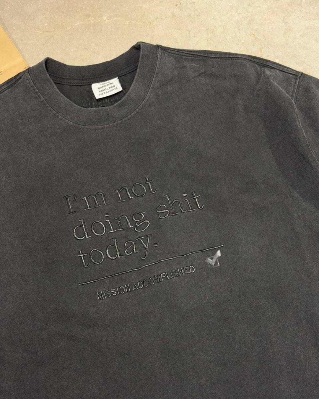 Футболка Vetements Not Doing Sh*t — фото 3