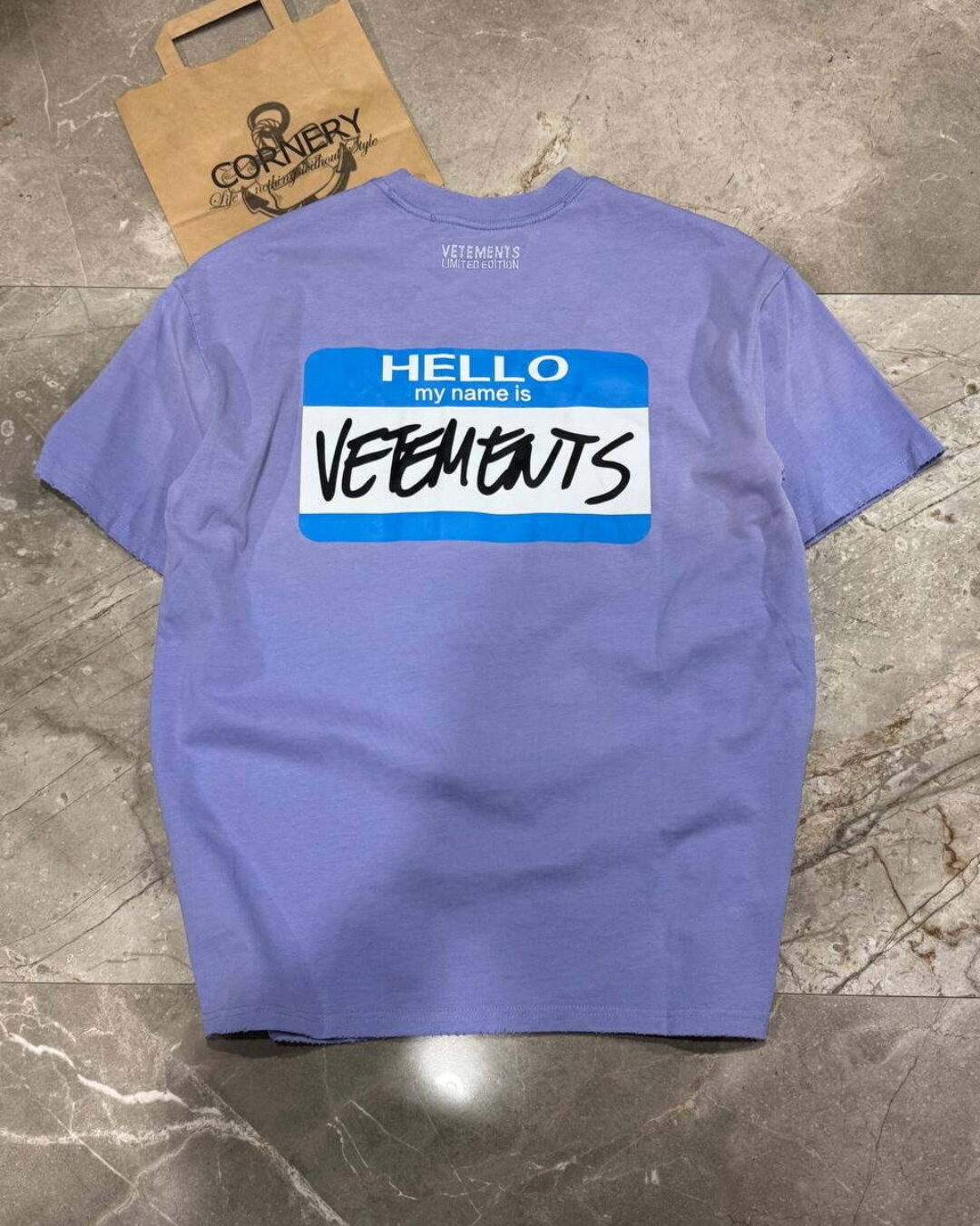 Футболка Vetements My Name Is — фото 2