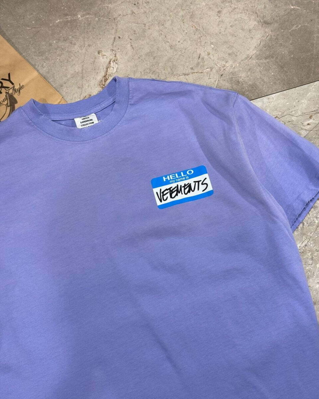 Футболка Vetements My Name Is — фото 3
