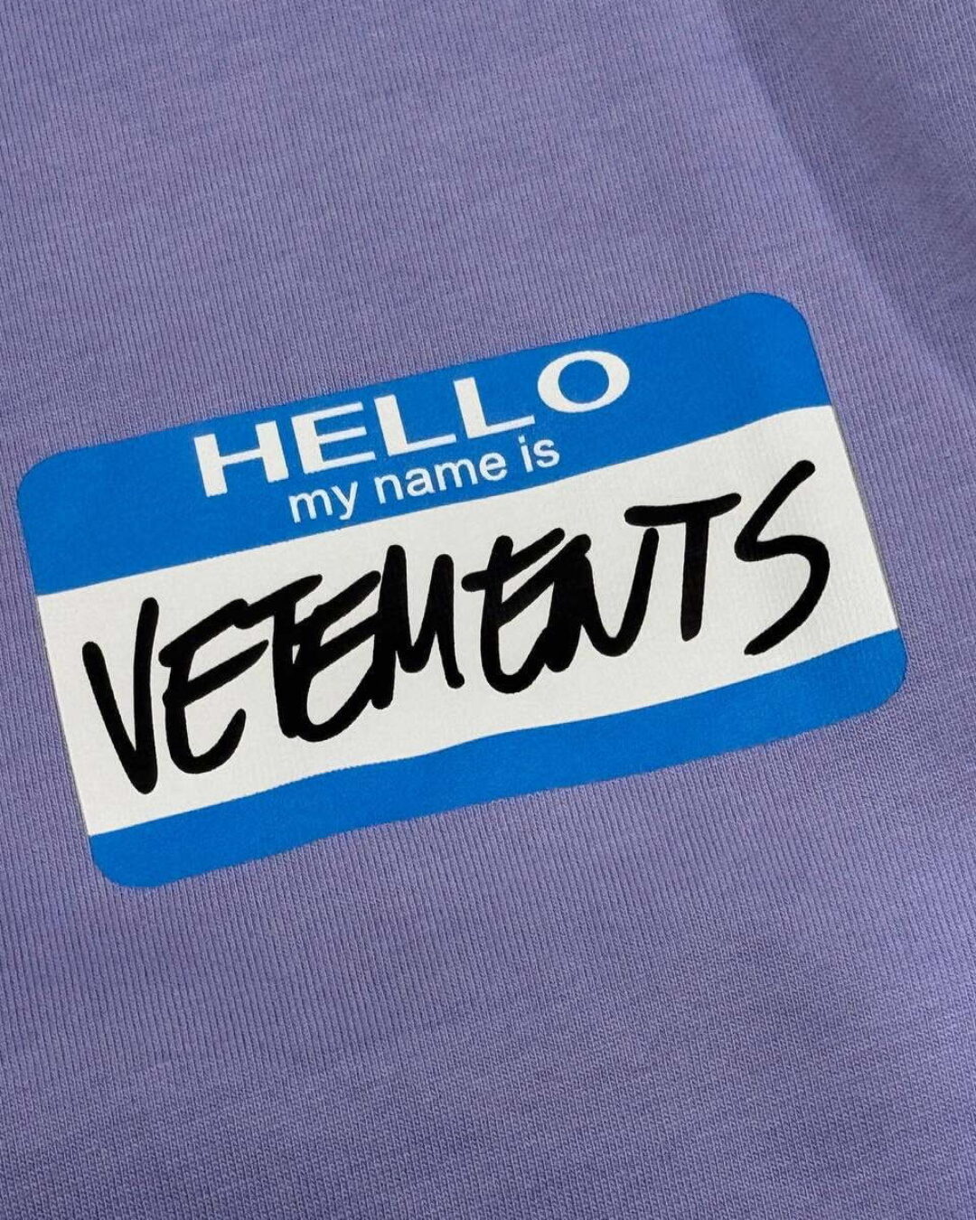Футболка Vetements My Name Is — фото 4