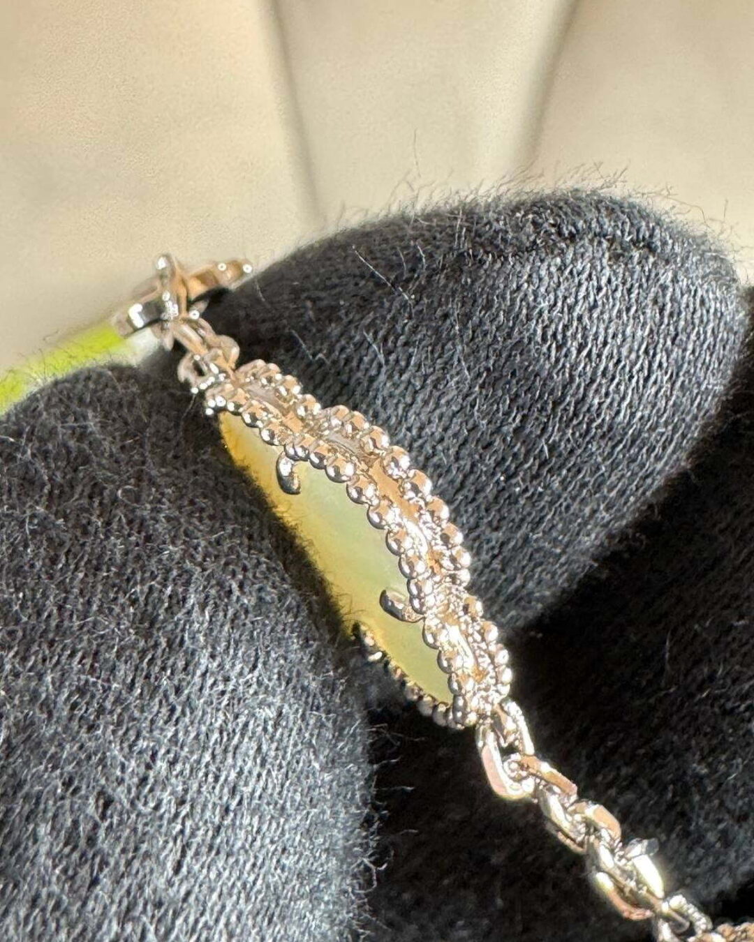 Браслет Van Cleef & Arpels Vintage Alhambra Silver/White