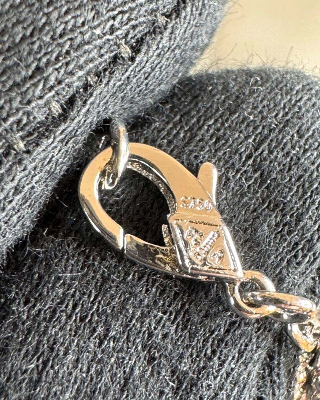 Браслет Van Cleef & Arpels Vintage Alhambra Silver/White