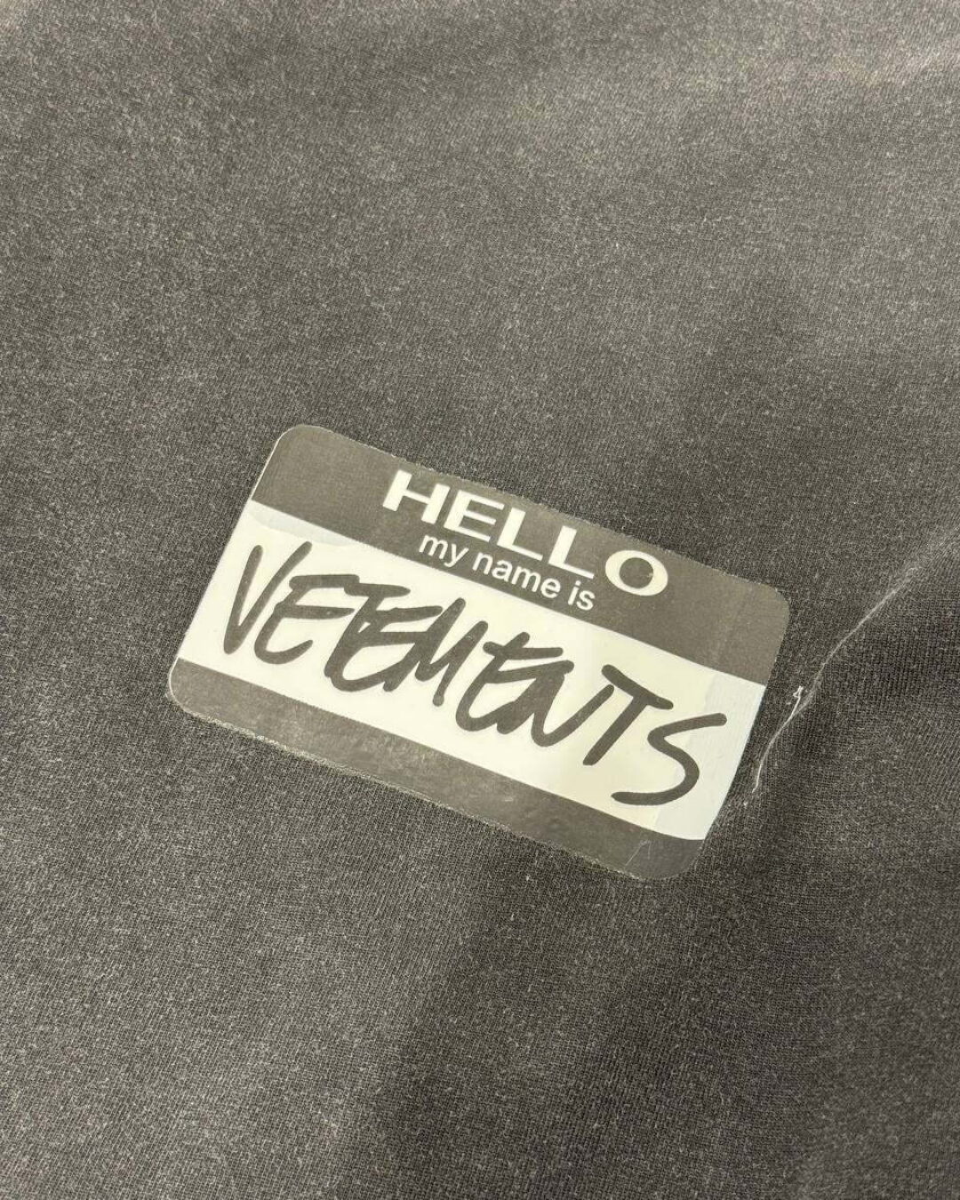 Футболка Vetements My Name Is — фото 3