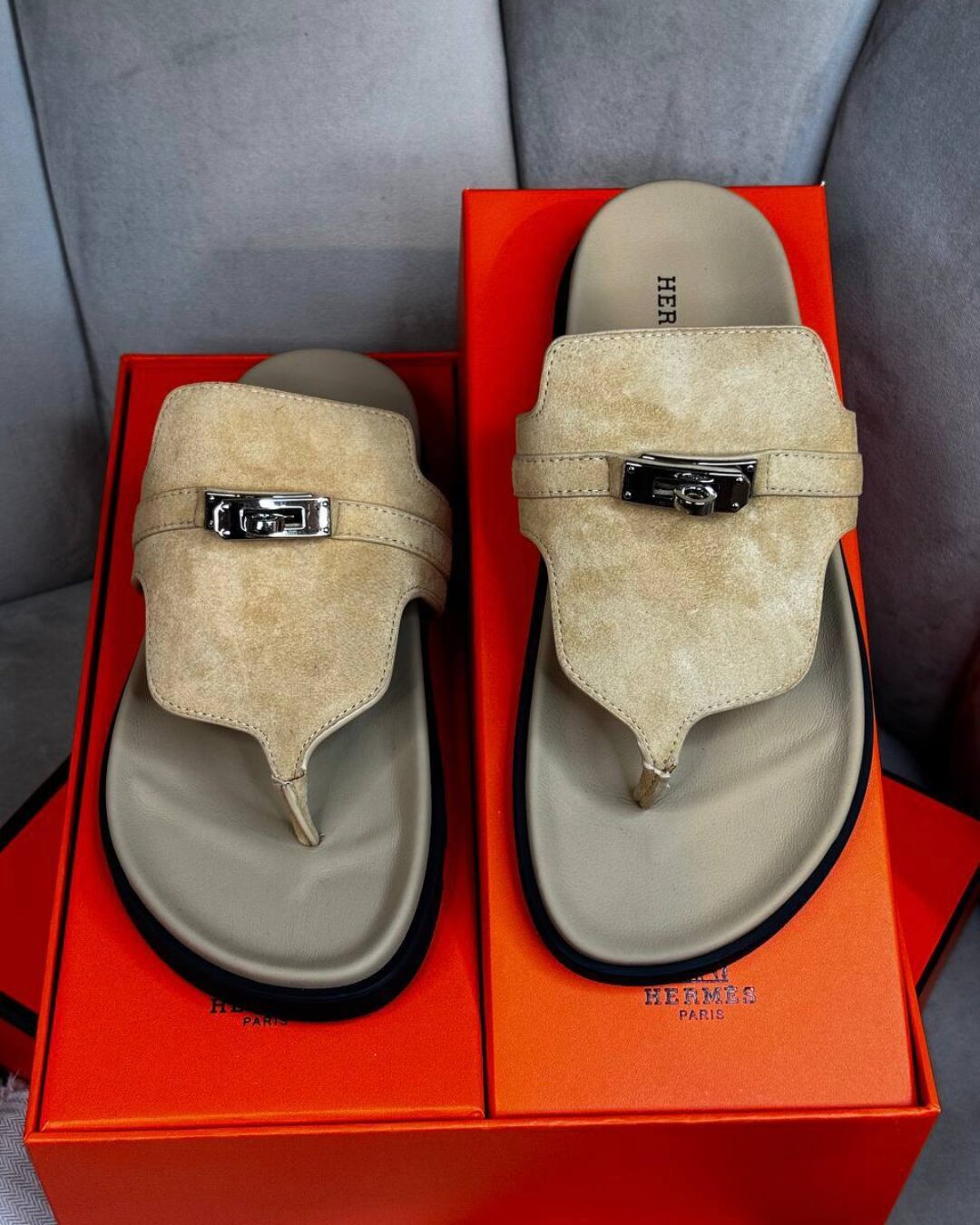 Тапки Hermes