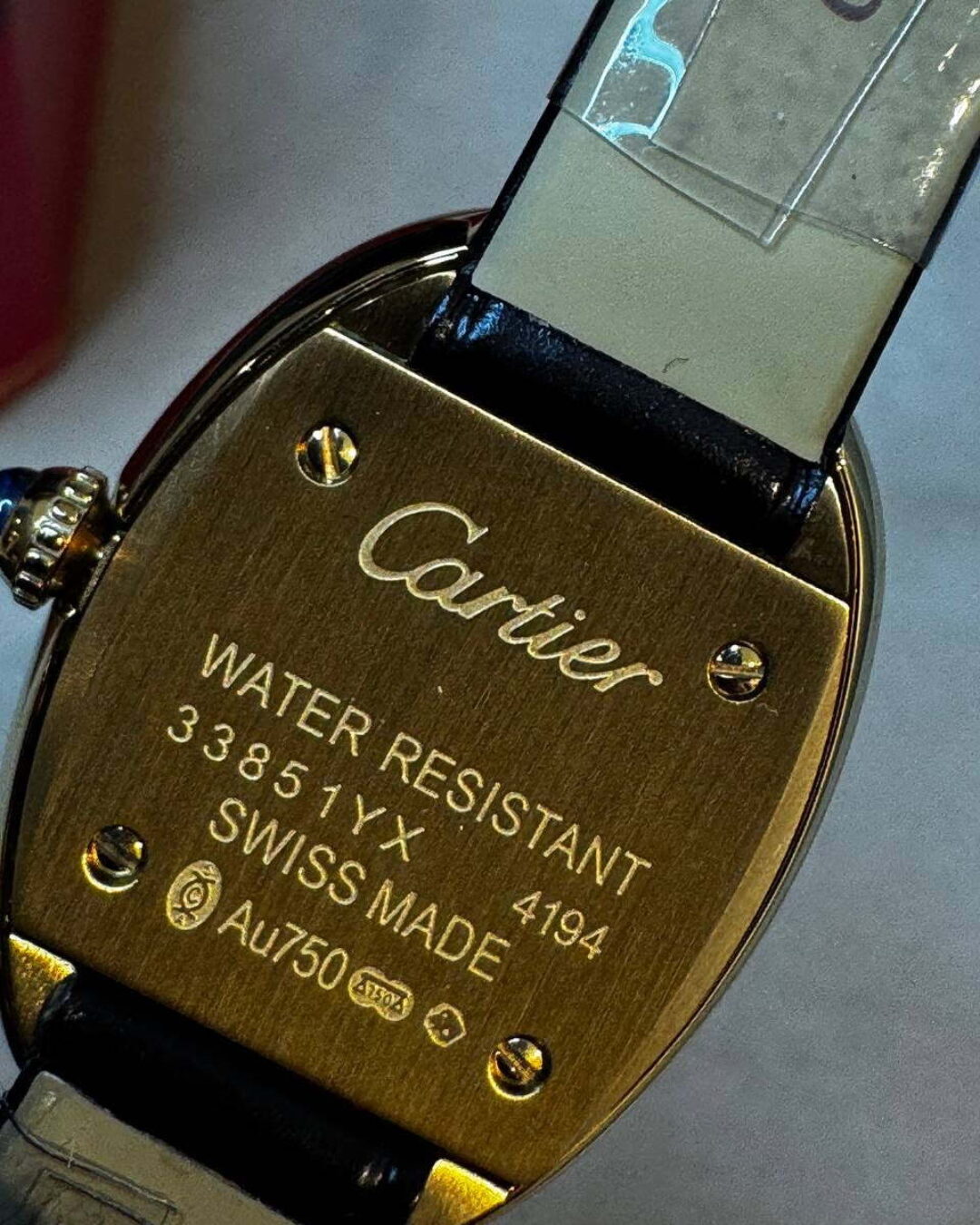 Часы Cartier Baignoire