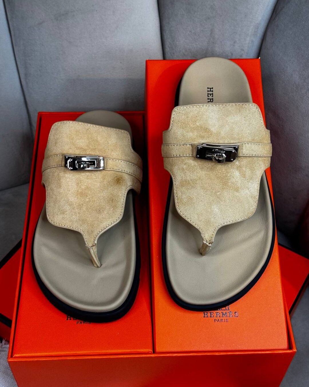 Тапки Hermes