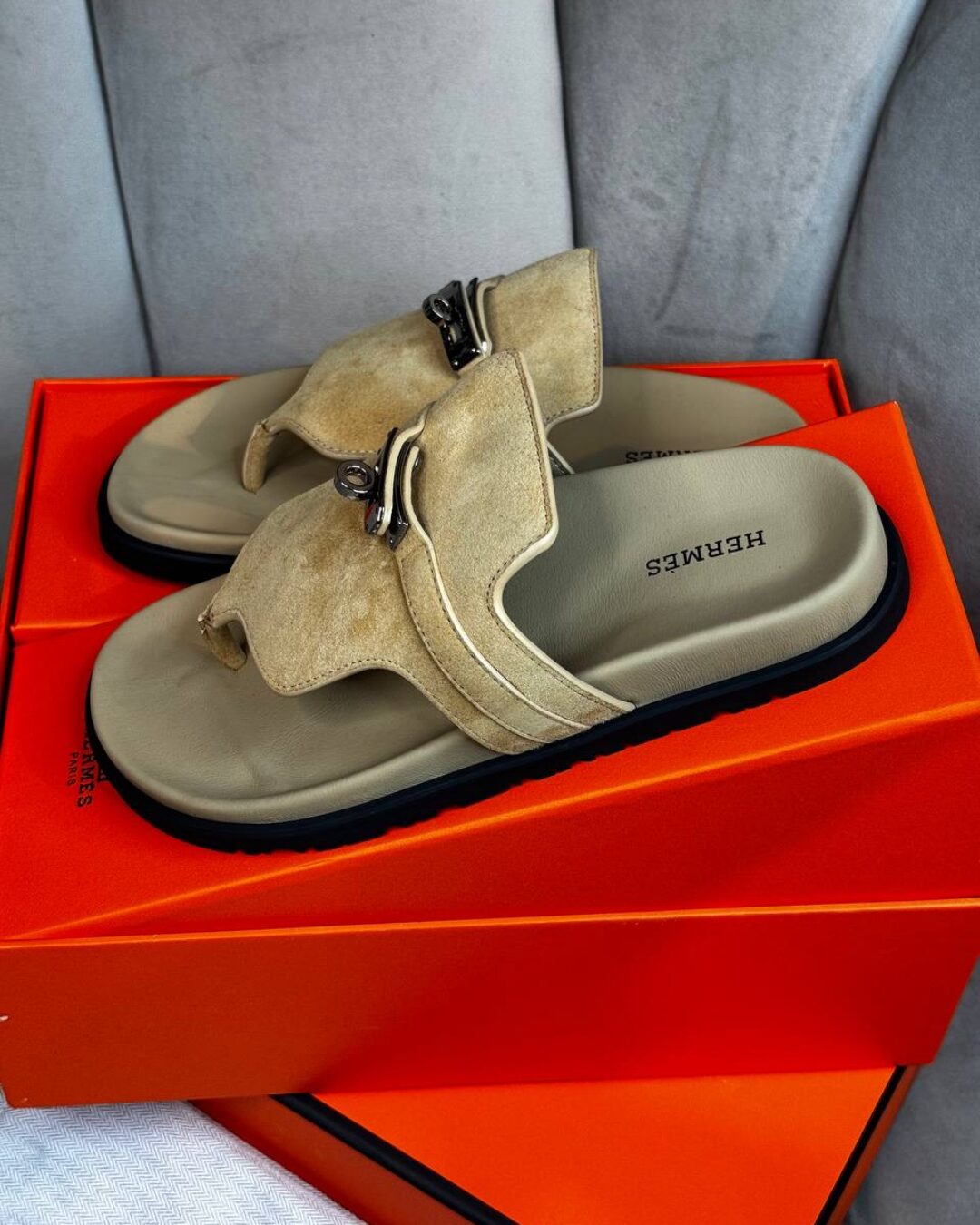 Тапки Hermes