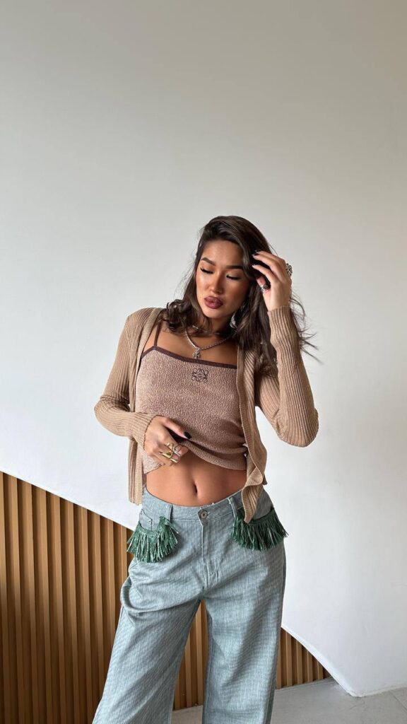 Комплект Loewe  (Топ + кардиган)