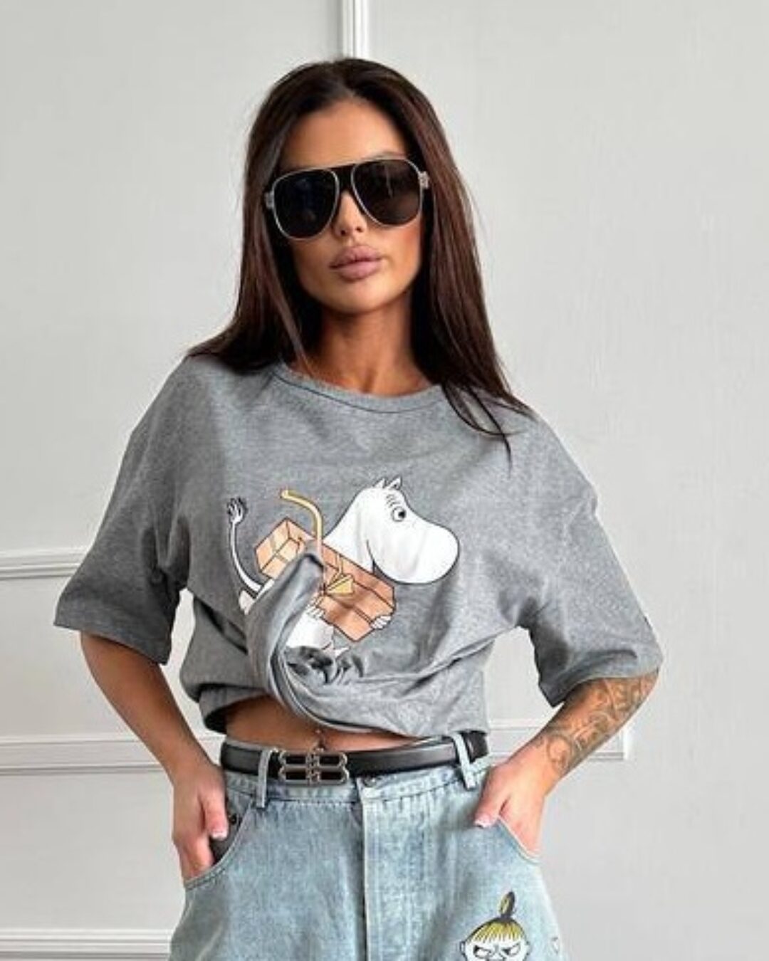 Футболка Acne x Moomin