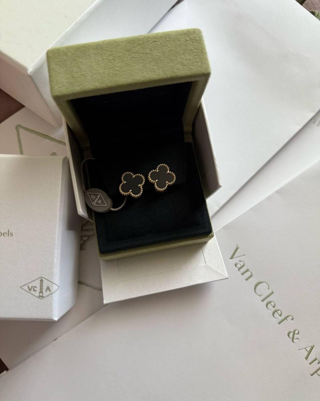 Серьги Van Cleef & Arpels Vintage Alhambra