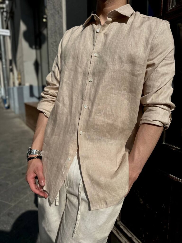 Льняная рубашка Loro Piana