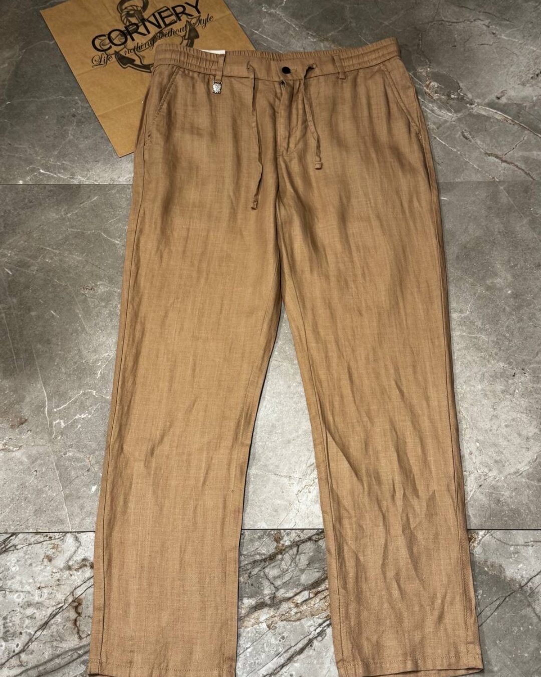 Льняные штаны Brunello Cucinelli