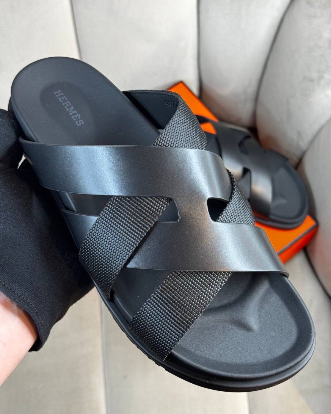 Тапки Hermes
