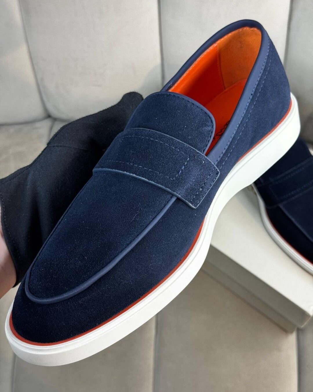 Лоферы Santoni