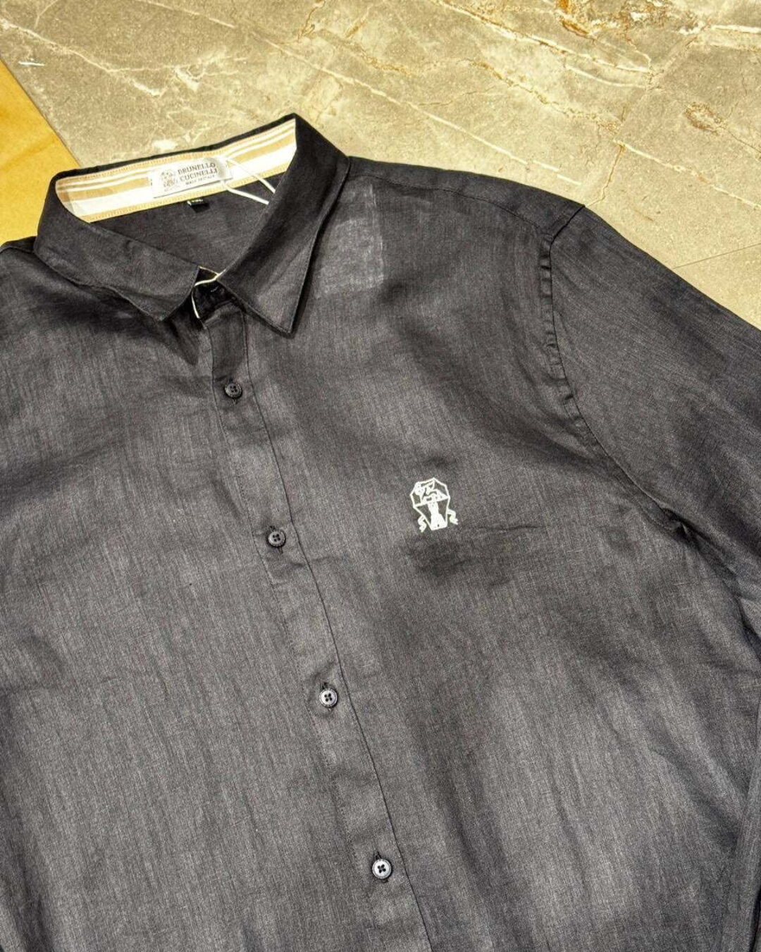 Льняная рубашка Brunello Cucinelli