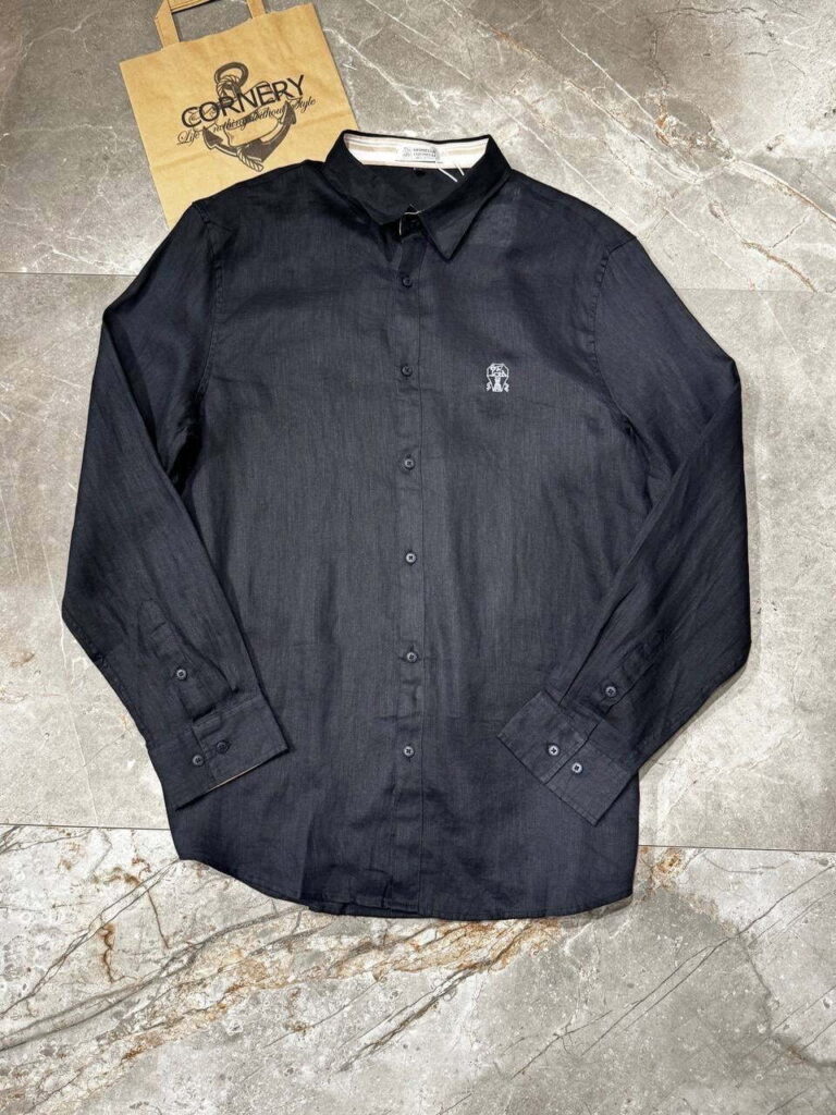 Льняная рубашка Brunello Cucinelli