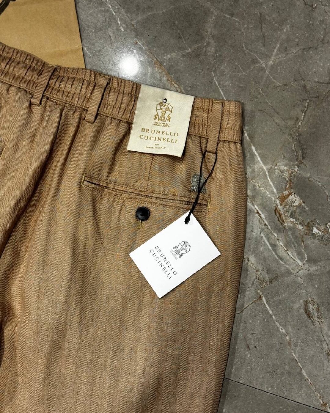 Льняные штаны Brunello Cucinelli