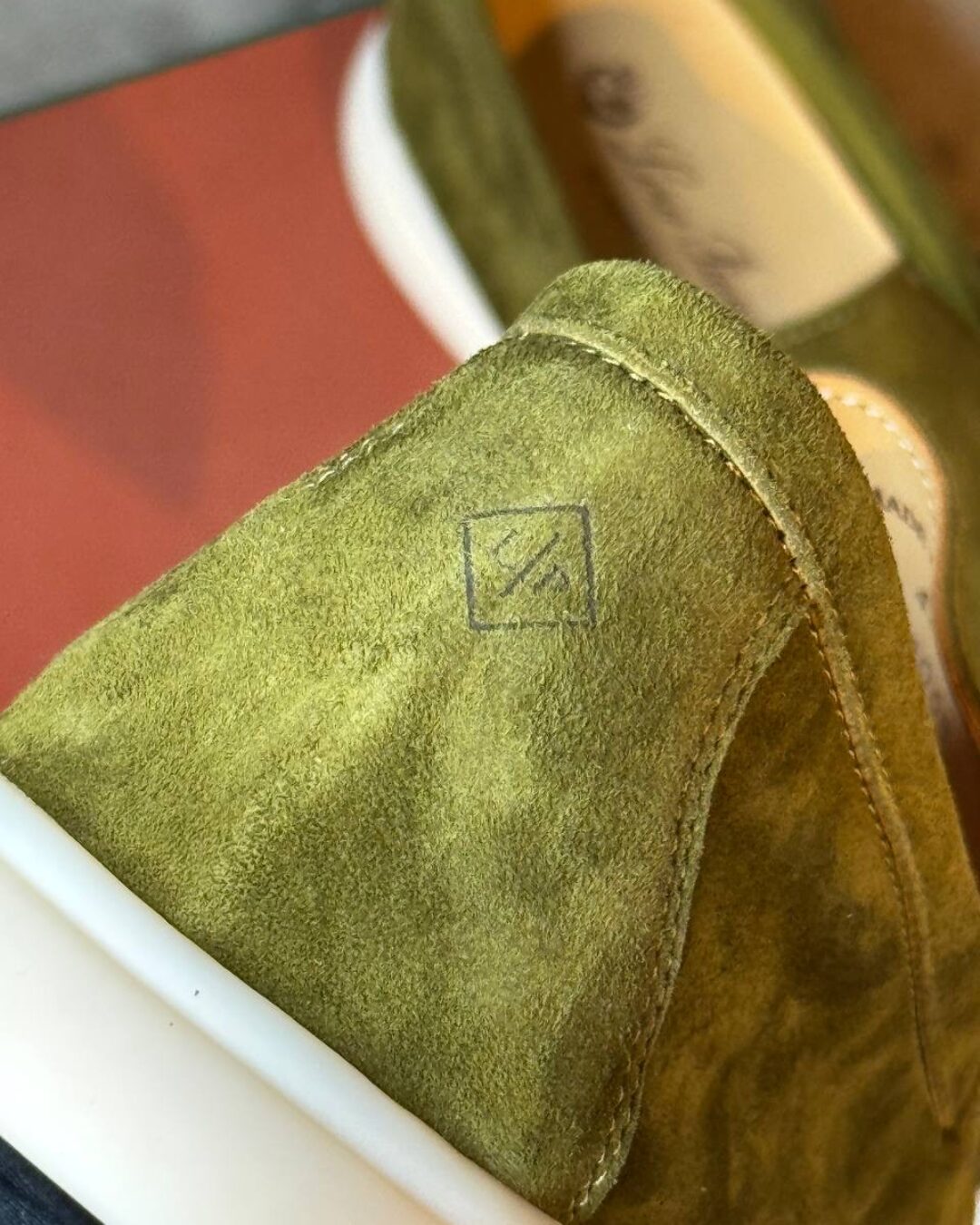 Лоферы Loro Piana Army Green