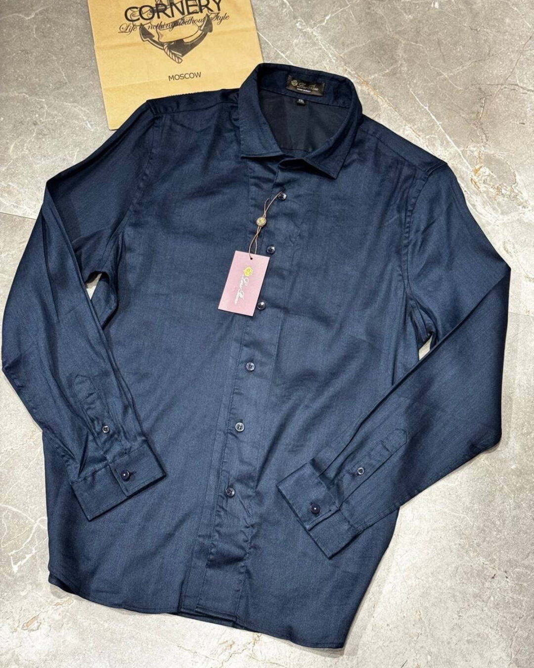 Льняная рубашка Loro Piana