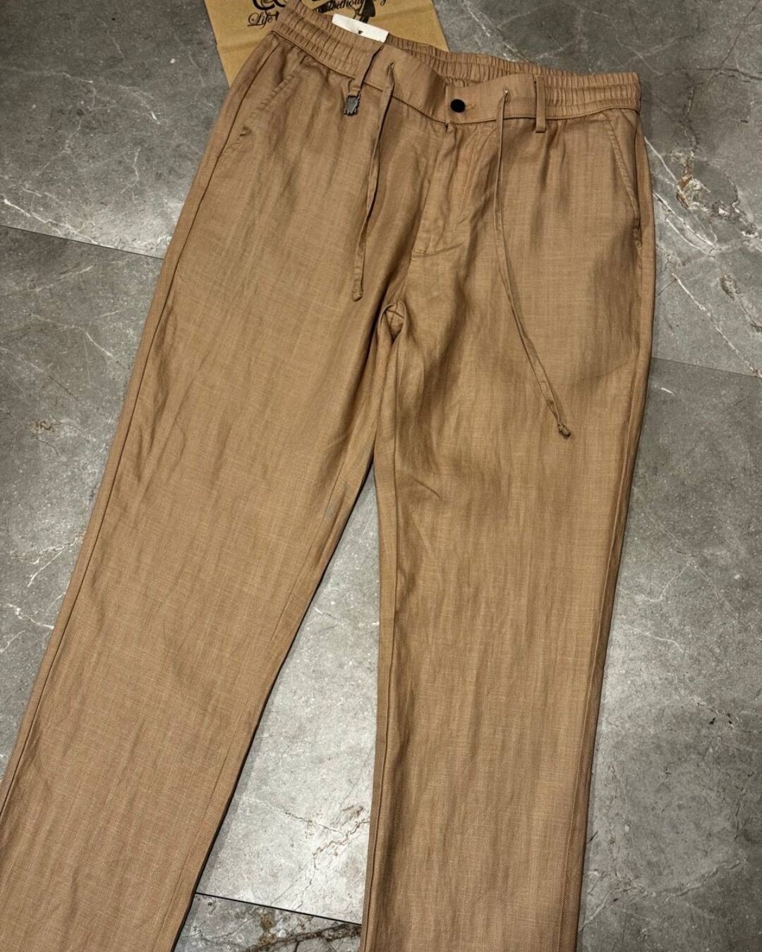 Льняные штаны Brunello Cucinelli