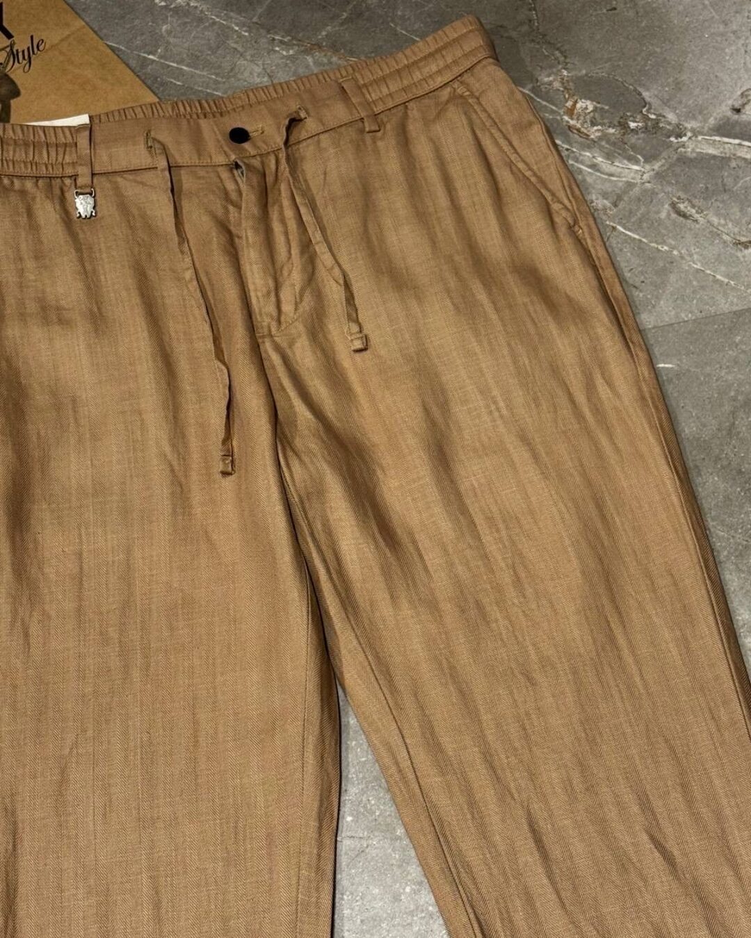 Льняные штаны Brunello Cucinelli
