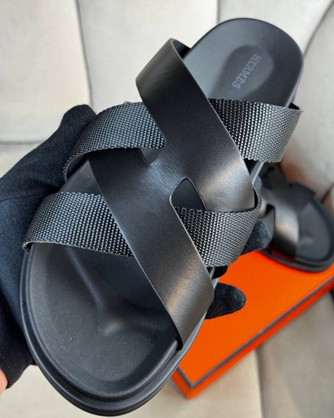 Тапки Hermes