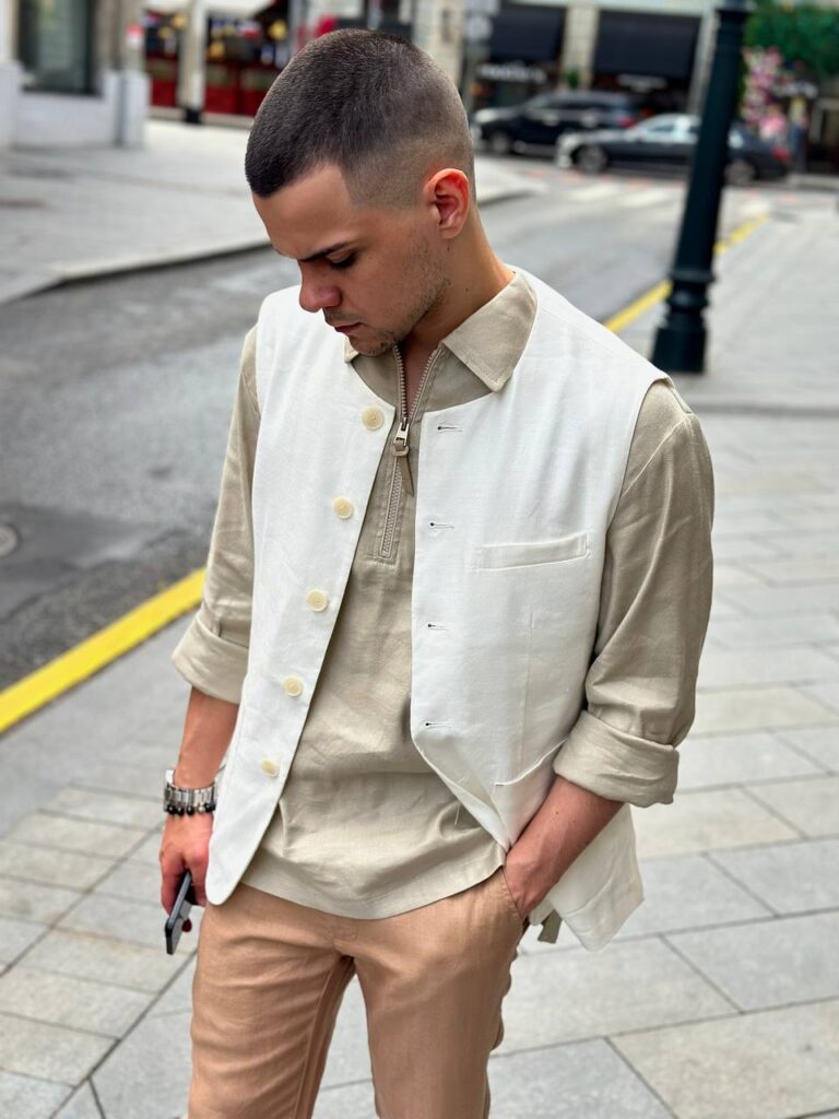 Льняной жилет Loro Piana