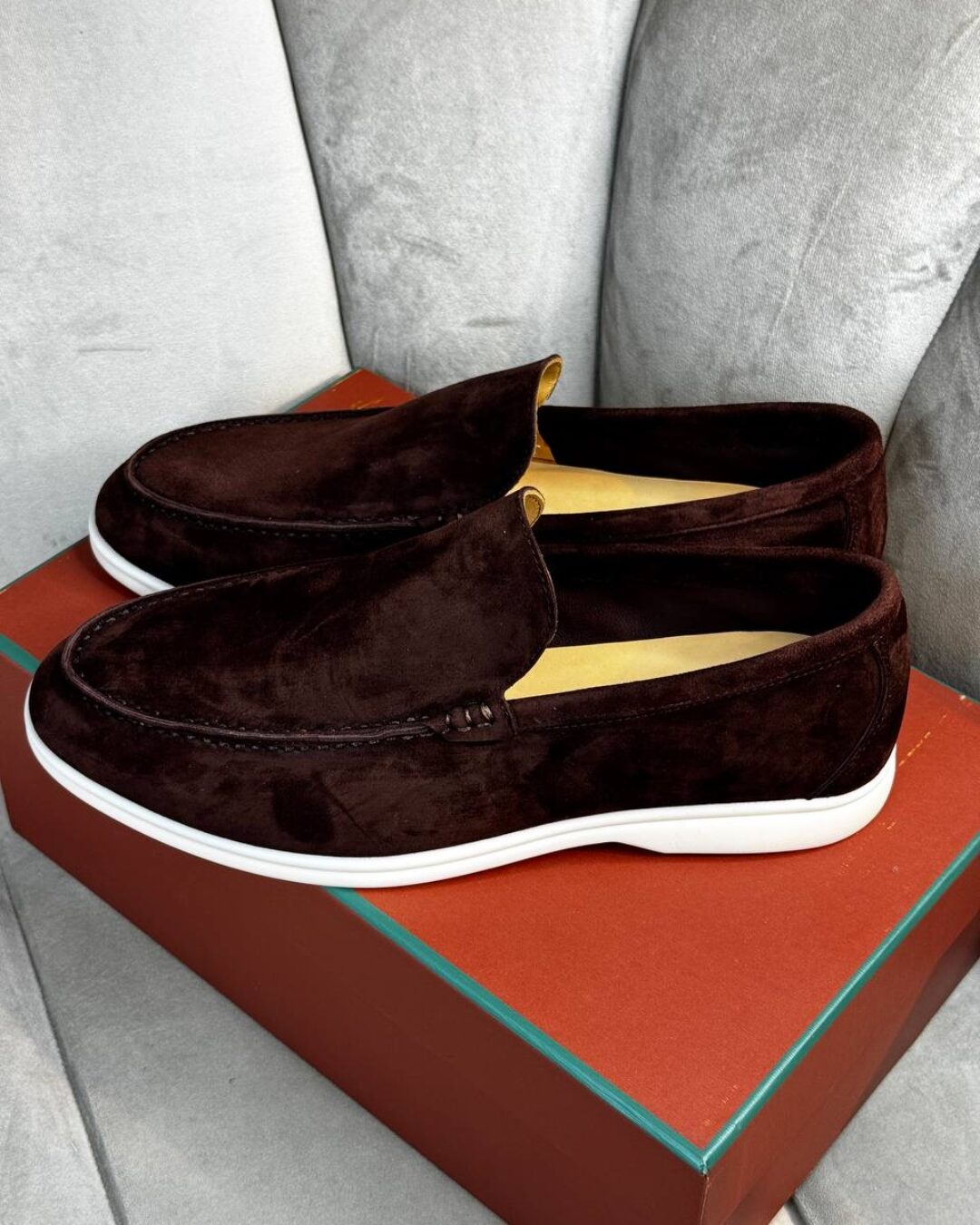 Лоферы Loro Piana Cofee