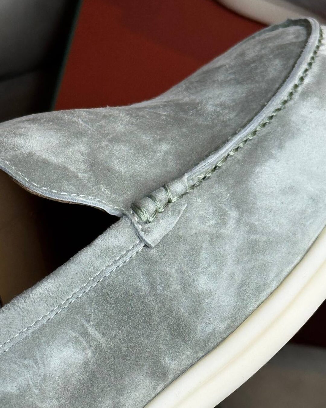 Лоферы Loro Piana Asphalt Grey