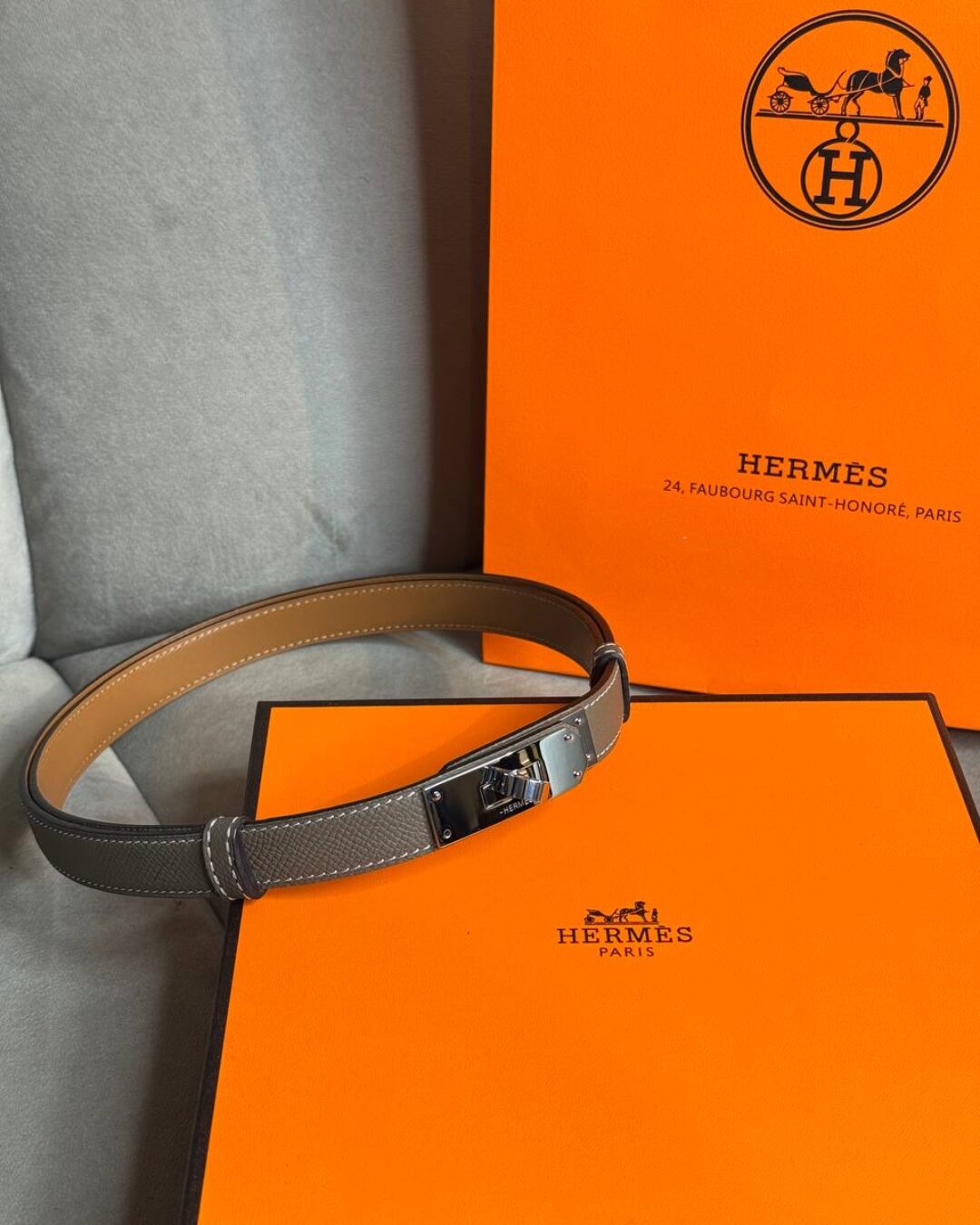 Ремень Hermes Kelly