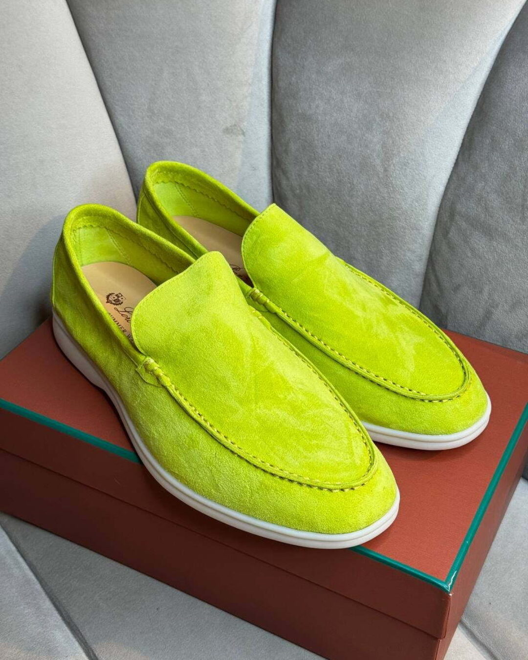 Лоферы Loro Piana Light Yellow