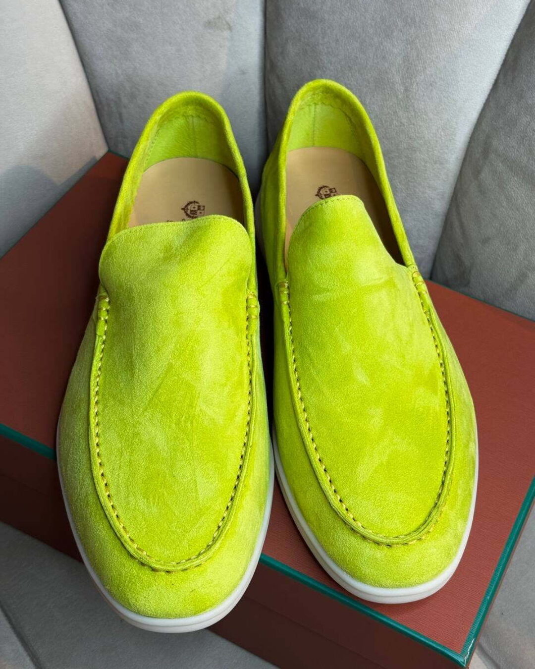 Лоферы Loro Piana Light Yellow