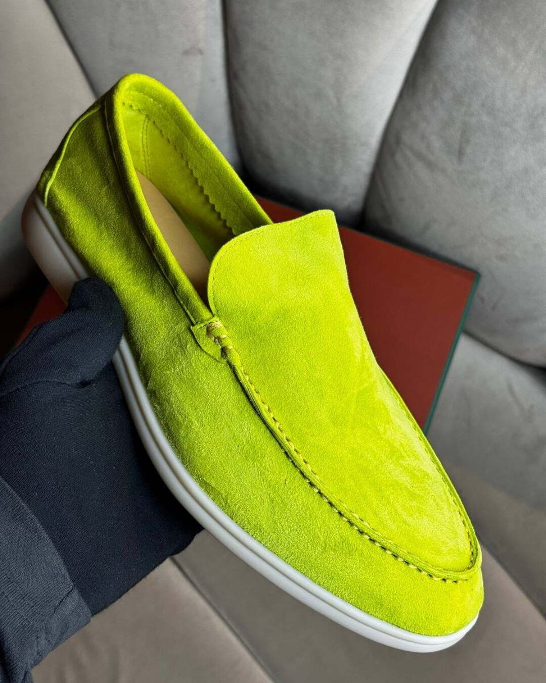 Лоферы Loro Piana Light Yellow