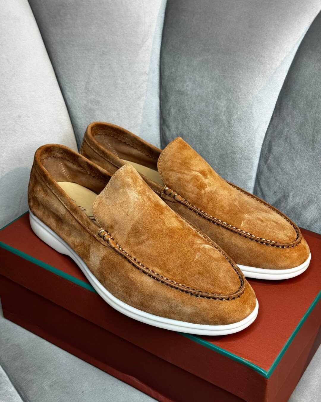 Лоферы Loro Piana Caramel
