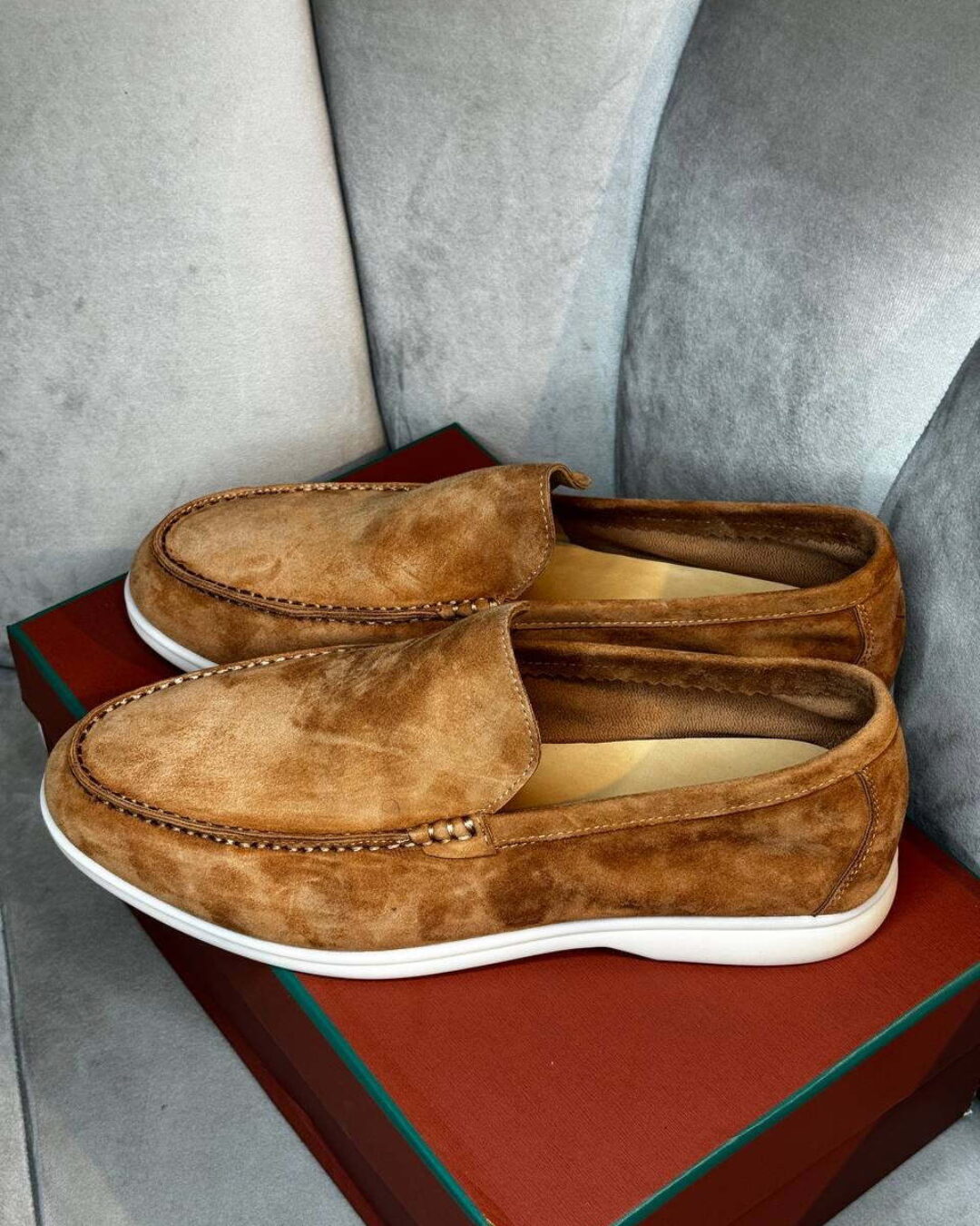 Лоферы Loro Piana Caramel