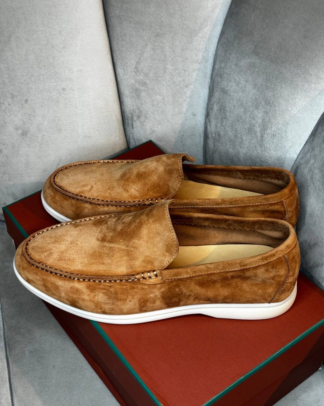 Лоферы Loro Piana Caramel