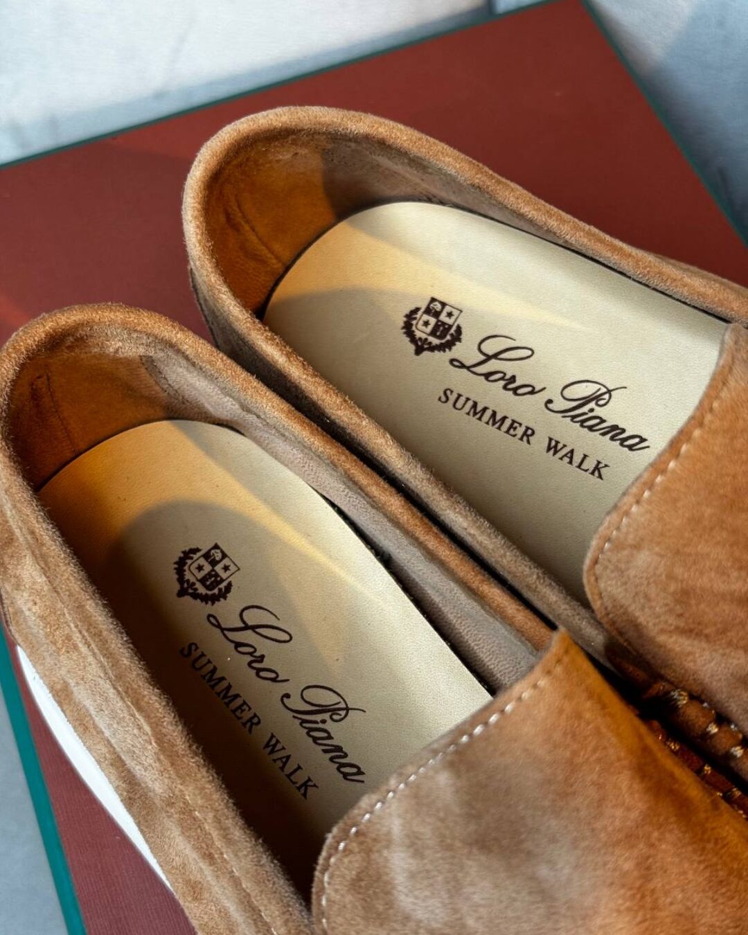 Лоферы Loro Piana Caramel
