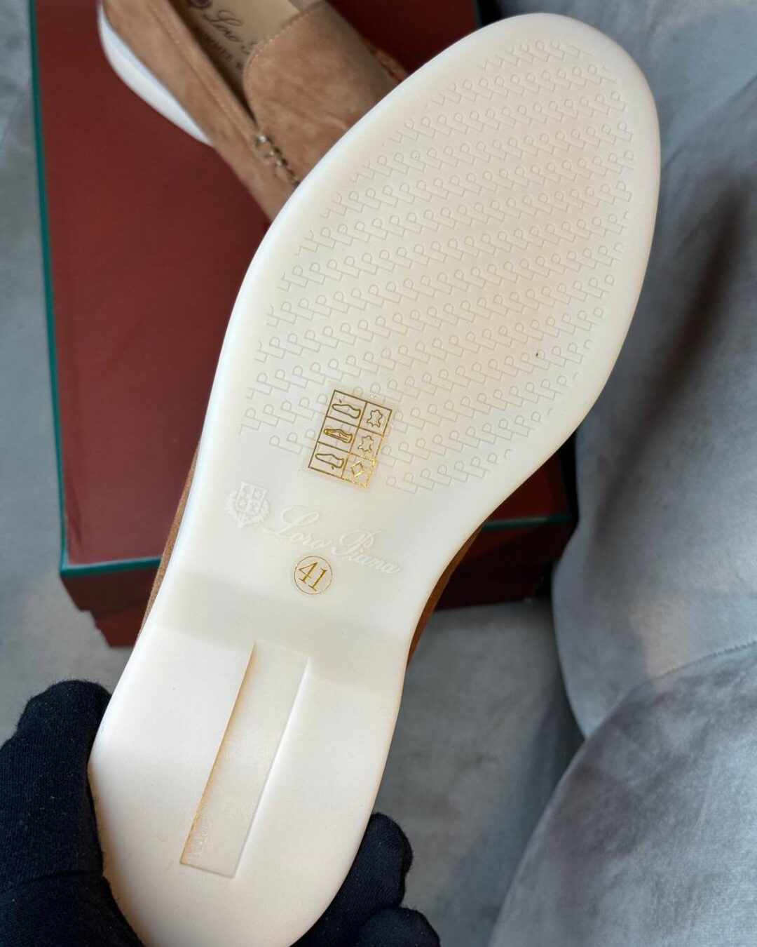 Лоферы Loro Piana Caramel